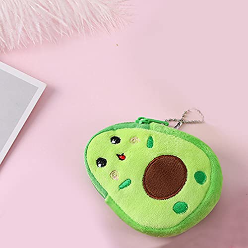 ARVALOLET Mode Frauen Avocado Form Mini Geldbörse Hängen Anhänger Kreative Damen Mädchen Nette Kleine Geldbörse von ARVALOLET