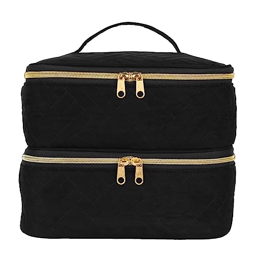 ARVALOLET Nagellack-Organizer-Tasche, großes Kosmetikpaket mit Reißverschluss, tragbar, großes Fassungsvermögen for Beauty-Accessoires von ARVALOLET