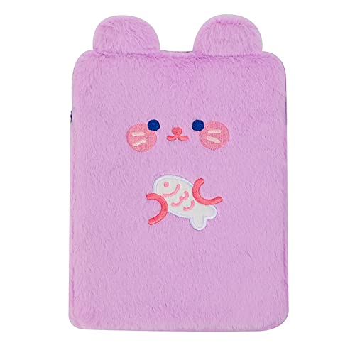 ARVALOLET Nettes Ferkel Notebook Taschen Cartoon Plüsch Tablet Sleeve Fall Pouch Soft Protective Casual Fashion for Mädchen Studenten von ARVALOLET