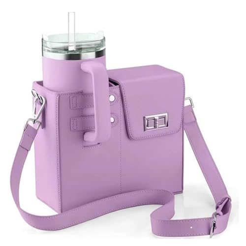 ARVALOLET Outdoor Water Cup Aufbewahrungsbeutel Crossbody Bag Water Flaschenbeutel for Frauen (lila) von ARVALOLET
