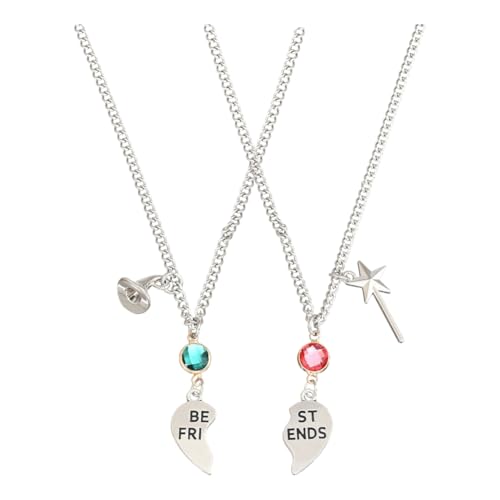 ARVALOLET Strass Crown Hexenhut Matching Armbänder Paare Armbänder Hexenhut Zauberstab Herz Halsketten Valentinstag Geschenke ARVALOLET Strass Crown Hexenhut Matching Armbänder Paare Armbänder Hexenhut Zauberstab Herz Halsketten Valentinstag Geschenke von ARVALOLET
