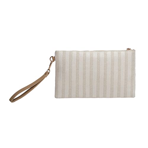 ARVALOLET Stroh gewebte Geldbörse bunt Damen Clutch Münzbörse handgefertigt Vintage lässig elegant exquisit for Wochenende Urlaub, Stil 7, modisch von ARVALOLET