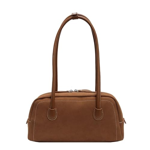 ARVALOLET Umhängetasche for Damen, Wildlederimitat, mehrere Taschen Handtasche, einfarbig, for Arbeit und Einkaufen von ARVALOLET