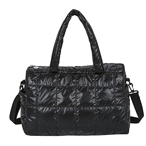 Kanubi Fashion Steppgitter Umhäntaschen,weibliche Eirbig Nylon Umhäntasche, Frauen Casl Große Kapazität Umhäntaschen Handtasche,damen Nylon Umhäntasche Handtasche von ARVALOLET