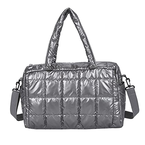 Kanubi Fashion Steppgitter Umhäntaschen,weibliche Eirbig Nylon Umhäntasche, Frauen Casl Große Kapazität Umhäntaschen Handtasche,damen Nylon Umhäntasche Handtasche von ARVALOLET