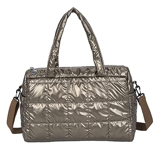 Kanubi Fashion Steppgitter Umhäntaschen,weibliche Eirbig Nylon Umhäntasche, Frauen Casl Große Kapazität Umhäntaschen Handtasche,damen Nylon Umhäntasche Handtasche von ARVALOLET