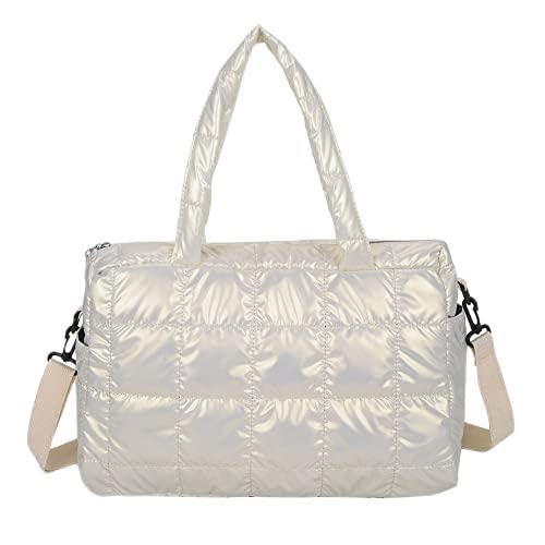 Kanubi Fashion Steppgitter Umhäntaschen,weibliche Eirbig Nylon Umhäntasche, Frauen Casl Große Kapazität Umhäntaschen Handtasche,damen Nylon Umhäntasche Handtasche von ARVALOLET