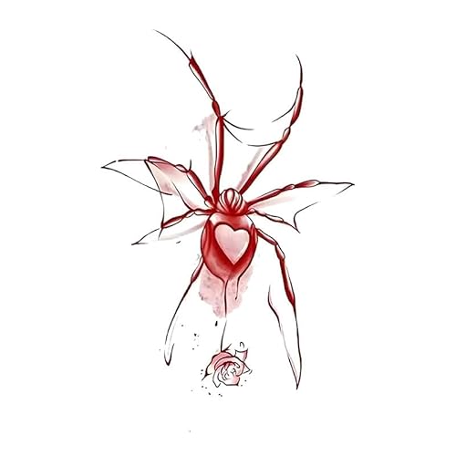 ARYU 4 Schmetterling Tanz Zwischen Blumen Handgemalte Rose Farbe Tattoo Aufkleber Wasserdicht Langlebig MäDchen Niedlich ZubehöR Taille Bein Aufkleber von ARYU