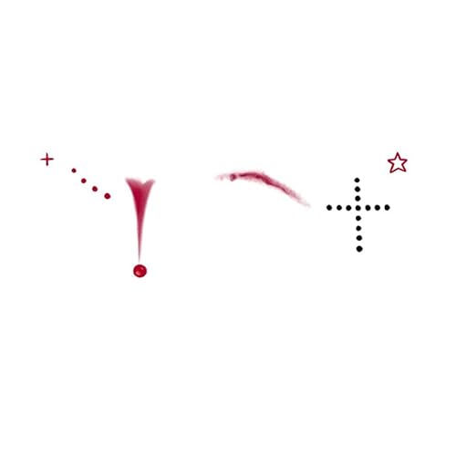 ARYU 6 Clown Kreuz Gesicht Aufkleber Tattoo Aufkleber MäDchen Halloween Cartoon Nachahmung Makeup Niedliche Show MäDchen Gesicht Makeup Wasserdicht Langanhaltend von ARYU