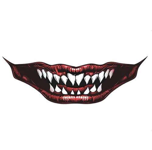 ARYU 6 Halloween Bunte Tattoo Aufkleber Gruselige Gesichtsaufkleber Narben Abdecken Arme MäNner Und Frauen Makeup Gruselige Mundnarben Party Aufkleber von ARYU