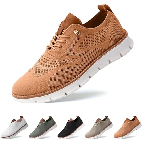 Breeze Schuhe für Herren, atmungsaktive und leichte Mesh-Schuhe, Wearbreeze-Schuhe, Breeze-Schuhe für Herren, Orange, 42.5 EU von ARZARF