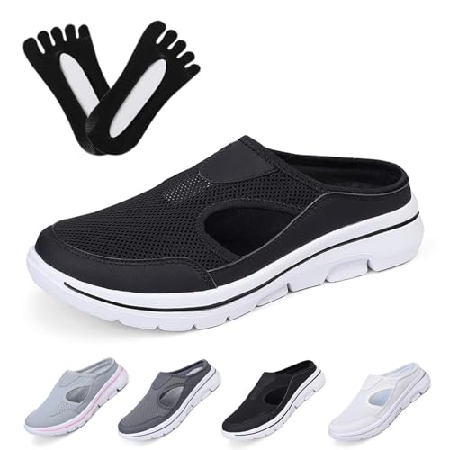 Orthowalkway Herrenschuhe Meaboots Orthopädische Sandalen for Männer Elsvia Orthopädische Schuhe for Männer Orthopädische Turnschuhe(Color:Black,Size:10) von ARZARF