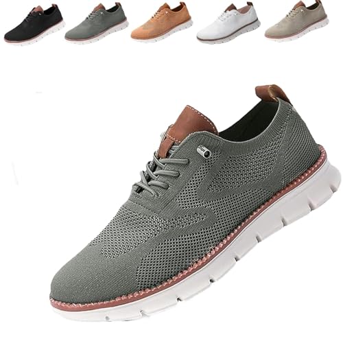 Wearbreeze Herren-Schuhe, Urban – ultra-bequeme Schuhe, Breeze-Schuhe für Herren, bequeme orthopädische Schuhe, olivgrün, 44 EU von ARZARF