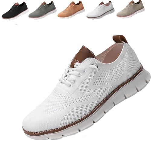 Wearbreeze Herren-Schuhe, Urban – ultra-bequeme Schuhe, Breeze-Schuhe für Herren, bequeme orthopädische Schuhe, weiß, 44 EU von ARZARF