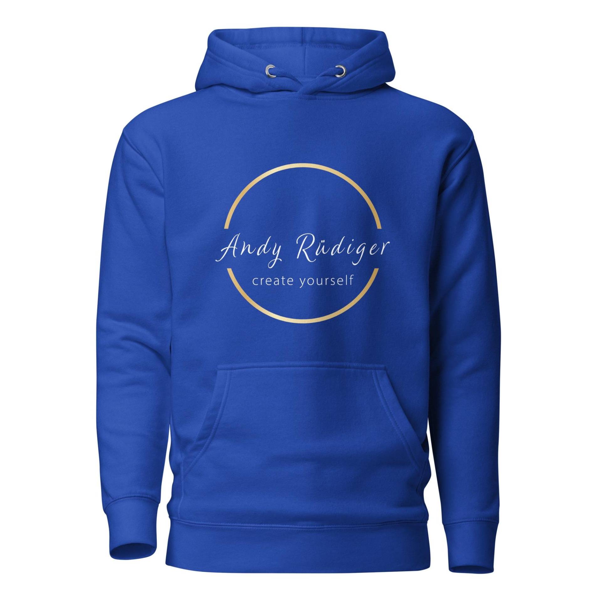 Andy Rüdiger Create Yourself | Royal Hoodie Spezial Edition Limitiert Auf 111 Stück Unisex Streetwear Kapuzenpullover von ARcreateyourself