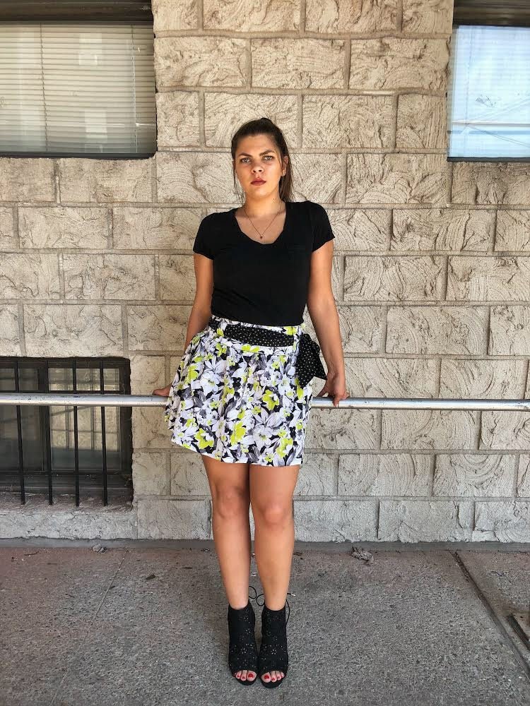 Weißer Blumenrock von ARiveraDesigns