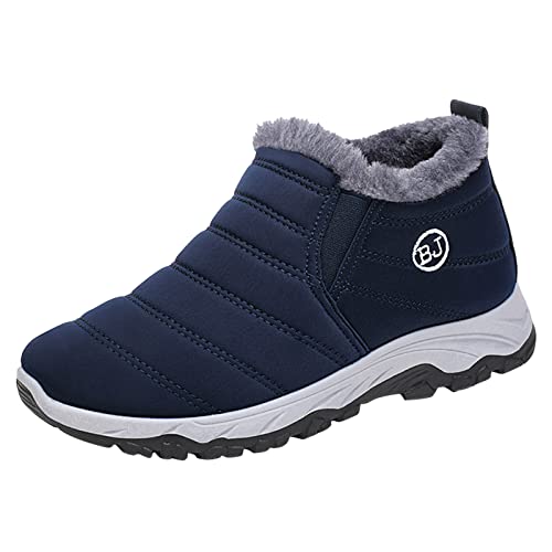 ARtray Herren Freizeitschuhe Schuhe Schnee Sneakers Trekkingschuhe Wanderschuhe BarfußSchuhe Winter Warm Wasserabweisend GefüTtert Winterschuhe FüR Fitness Running Sneaker Flexibel Und Biegsam von ARtray