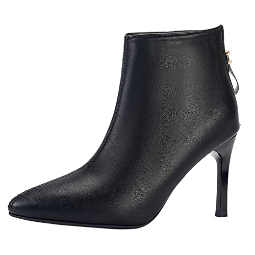 ARtray Kurze Stiefeletten Damen Elegant KnöChel Schuhe StöCkelschuhe Mit Spitzer Zehe Und Stiletto-Absatz FüR Frauen Ferienparty Stiefel Mode Vielseitig Platform Boots Weihnachtsgeschenke von ARtray