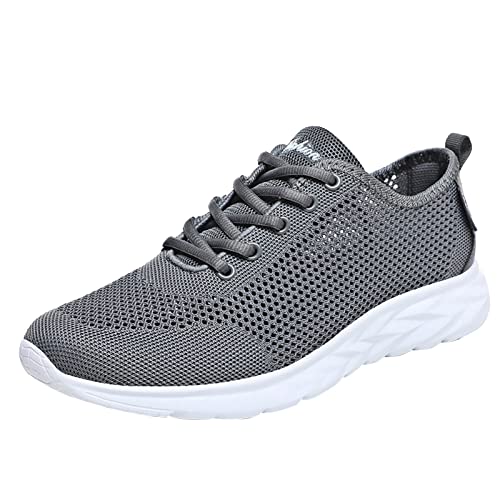 ARtray Schuhe Herren Ultra Blau Herren Turnschuhe bequem Mode lässig atmungsaktiv leicht einfarbig Sommer und Herbst Herren Freizeit Schuhe (Grey, 42) von ARtray