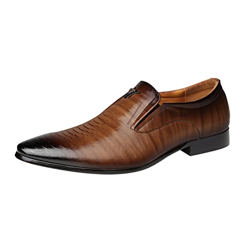 Formelle Anzugschuhe für Herren, spitzer Zehenbereich, Leder, Oxfords, Schnürschuhe, smart, stilvolle Schuhe, Retro, klassisch, Business, Büro, rutschfest, leicht, Fahrschuhe, super bequem, von ARtray