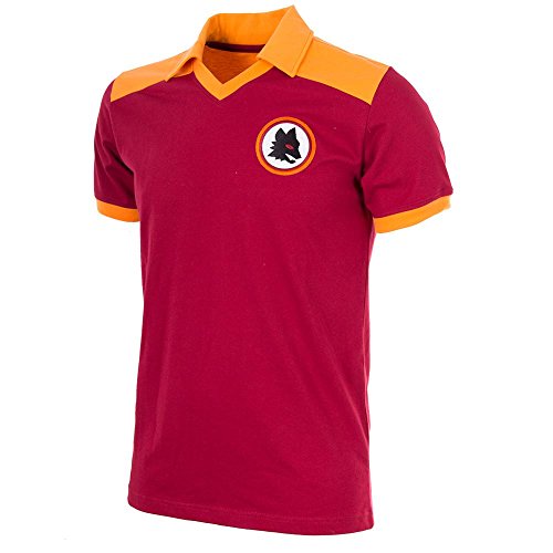 AS Roma Herren Roma Historisches Fußballtrikot, Rot, XL von AS Roma