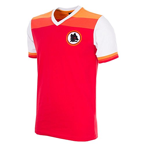 AS Roma Herren Roma Historisches Fußballtrikot, Rot, XL von AS Roma