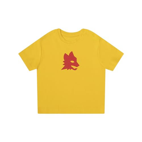 CHAPS Merchandising GmbH Unisex Baby asr-tsk-23 T-Shirt, gelb, 0-3 Monate von AS Roma