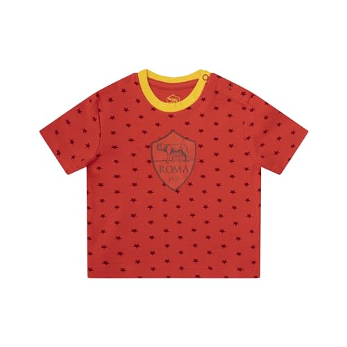 CHAPS Merchandising GmbH Unisex Baby asr-tsk-23 T-Shirt, rot, 6-12 Monate von AS Roma