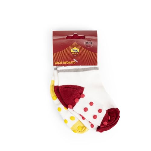 CHAPS Merchandising GmbH Unisex-Jugend ASR-SO-23 Socken, Bianco e Grigi, 20-21 von AS Roma