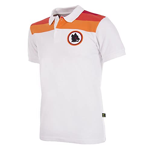 Copa Herren Rom Polohemd, Weiß, XL von AS Roma