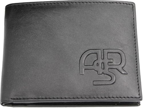 IMMA Unisex ASR Basic Leather Wallet Geldbeutel, Schwarz von IMMA