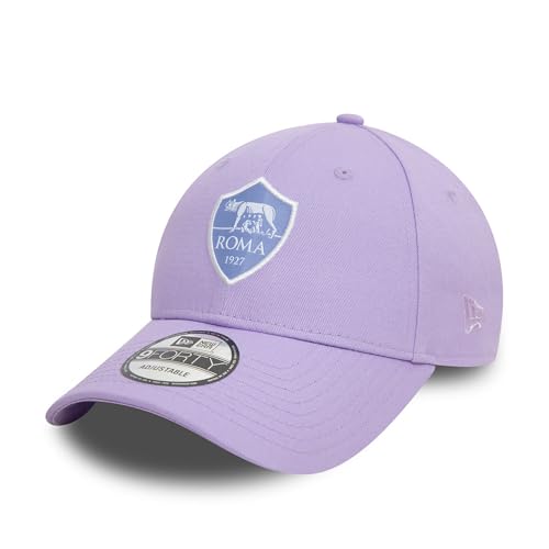 New Era Unisex as Roma Baseballkappe, Lila Pastell, M/L von AS Roma