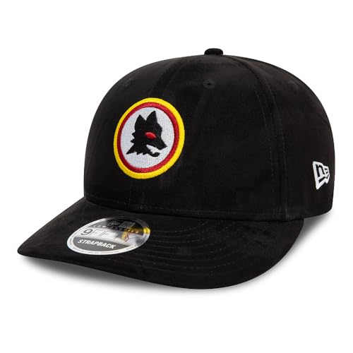 New Era Unisex as Roma Baseballkappe, Schwarz, M/L von AS Roma