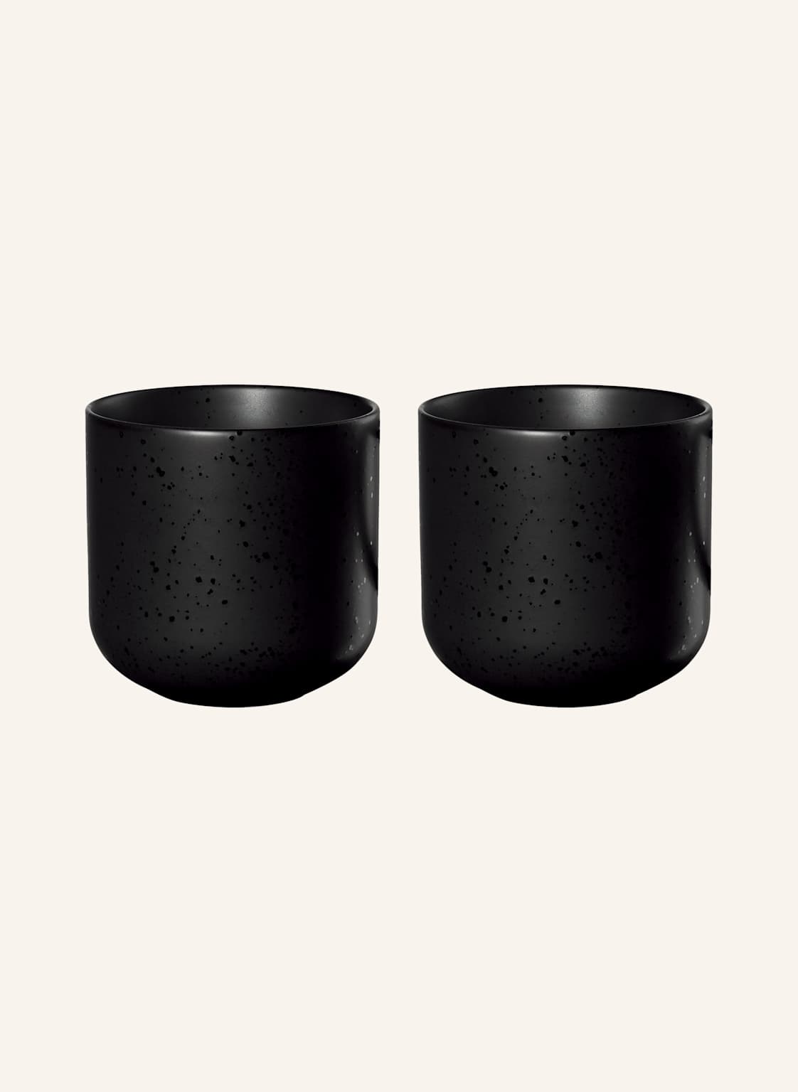 Asa 2er-Set Becher Coppa schwarz von ASA