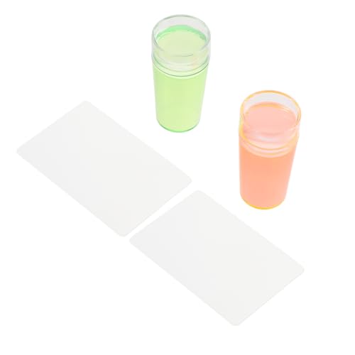 ASAKKURA 2sätze Nagelkunst Stempel Teiliges Maniküre Stempelset Mit Deckel Transparente Stempel Mit Teilen Für Kreative Nageldesigns Für Zuhause Salon ASAKKURA 2sätze Nagelkunst Stempel Teiliges Maniküre Stempelset Mit Deckel Transparente Stempel Mit Teilen Für Kreative Nageldesigns Für Zuhause Salon von ASAKKURA
