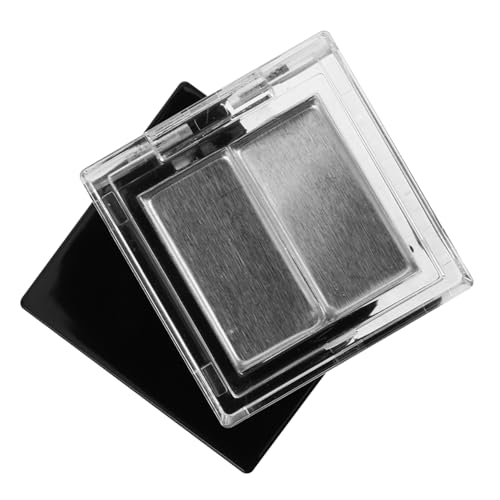 ASAKKURA 2st Lidschatten-tablett Kosmetiktablett Aus Kunststoff Lidschatten-palette Make-up-handpalette Make-up-tools Lippenstiftpalette Leer Make-up-magnetstab Make-up-zubehör Aluminium von ASAKKURA
