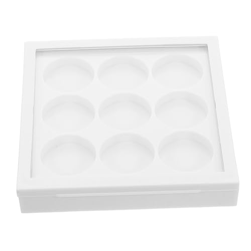 ASAKKURA Leere Lidschattenpalette Mit 9 Fächern Für Make-up Mit Rouge Und Highlighter Organizer in Reisegröße von ASAKKURA