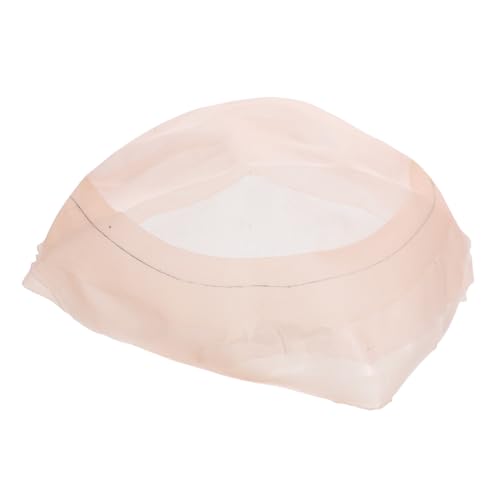 ASAKKURA PU Base Net Haartopper für Männer Handgemachte Häkelhaube für Natürliche Haarabdeckung bei Kahlen Stellen und Grauem Haar Atmungsaktives Material von ASAKKURA