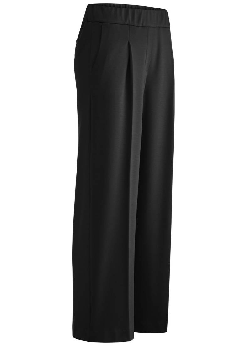 Knöchellange Hose mit weitem Bein, Schwarz, Größe 18 von ASCARI