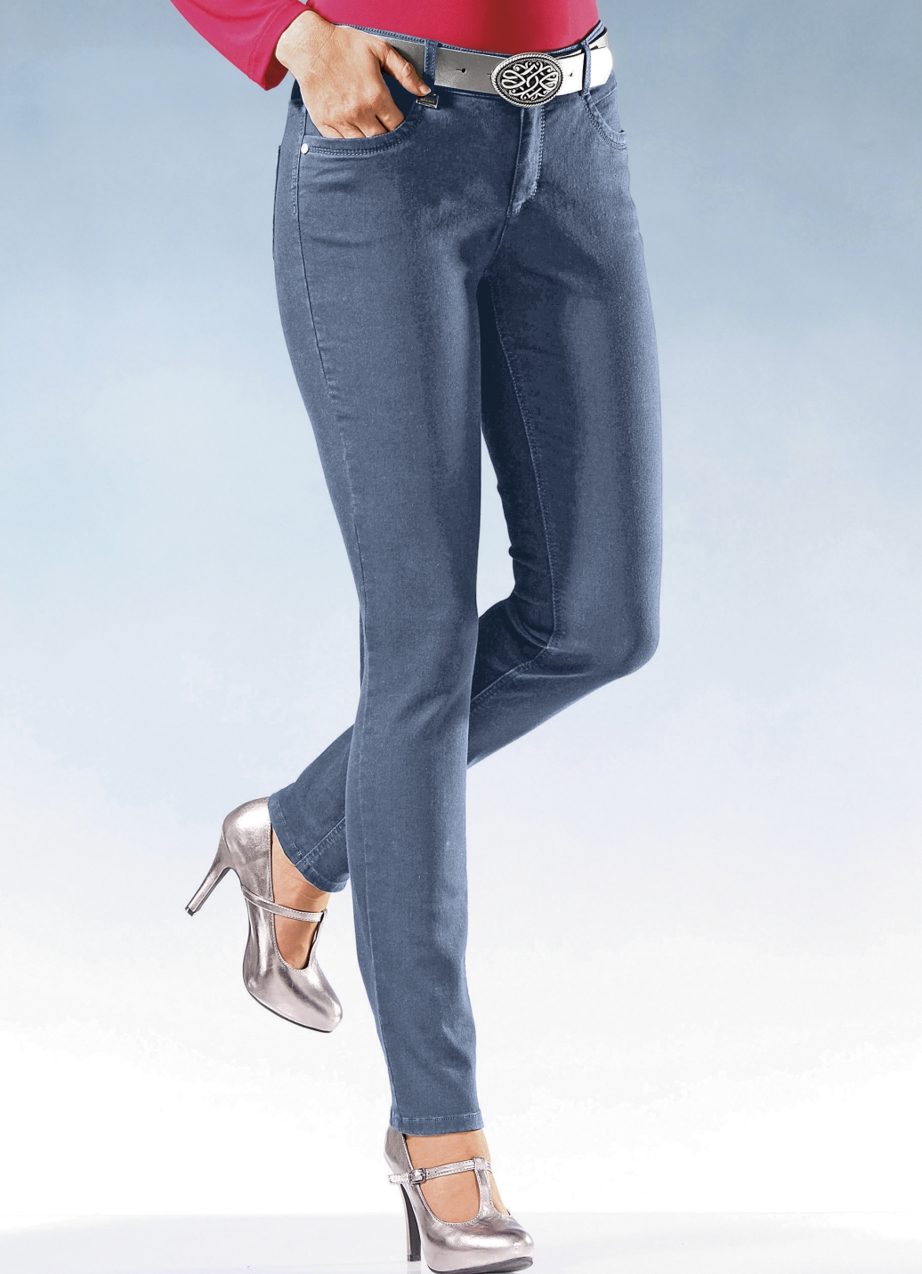 Magic-Jeans in 11 Farben, Jeansblau, Größe 17 von ASCARI