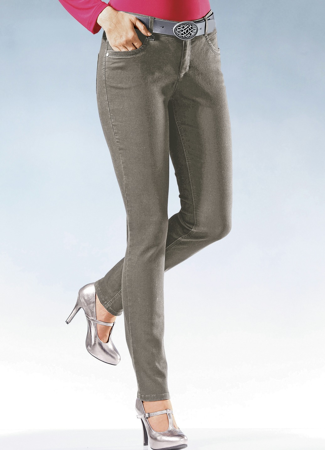 Magic-Jeans in 11 Farben, Taupe, Größe 40 Magic-Jeans in 11 Farben, Taupe, Größe 40 von ASCARI
