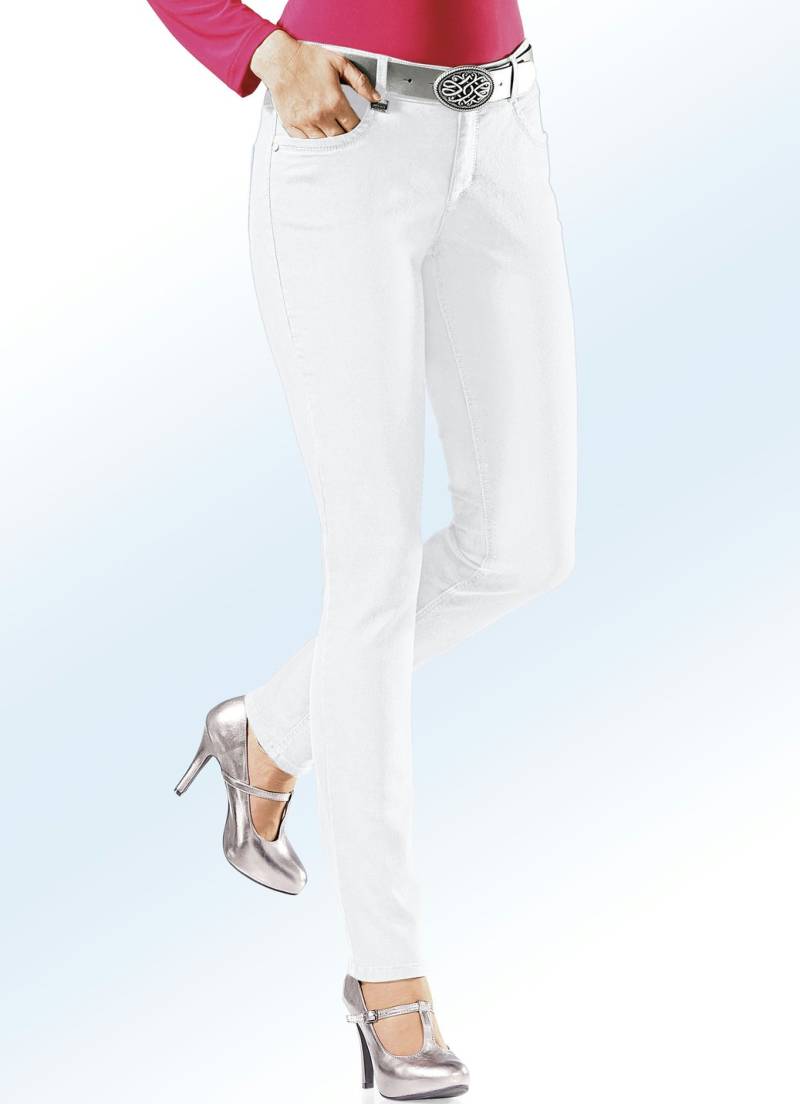 Magic-Jeans in 11 Farben, Weiss, Größe 38 von ASCARI