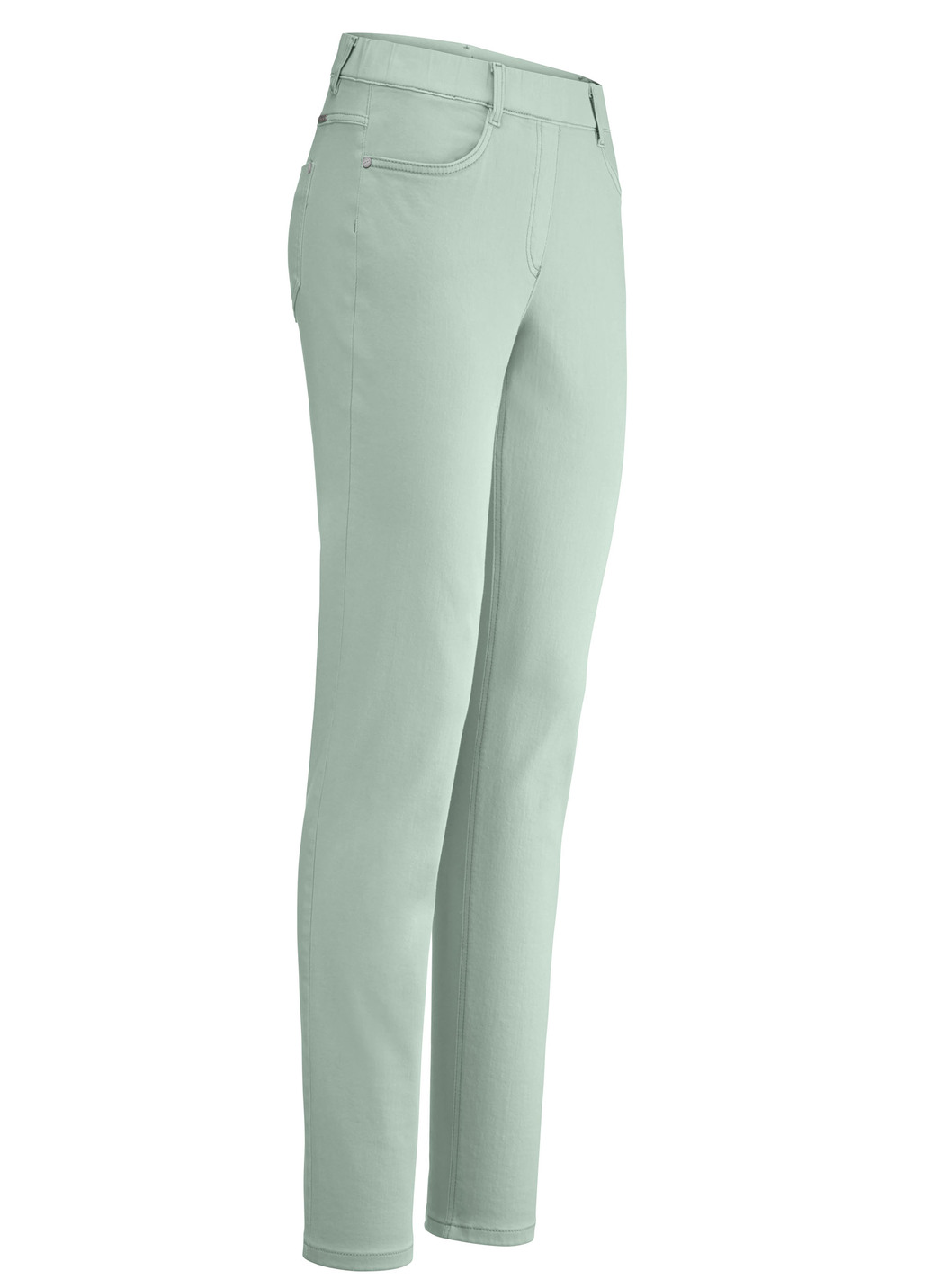 Magic-Jeans mit hohem Stretchanteil, Salbei, Größe 38 von ASCARI