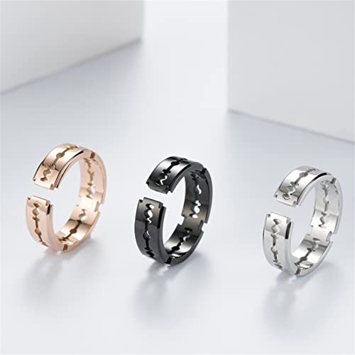 ASCHXUGX Offener Rasierklingenring, Modische Ringe Aus Edelstahl Für Damen Und Herren,Schwarz,11 ASCHXUGX Offener Rasierklingenring, Modische Ringe Aus Edelstahl Für Damen Und Herren,Schwarz,11 von ASCHXUGX