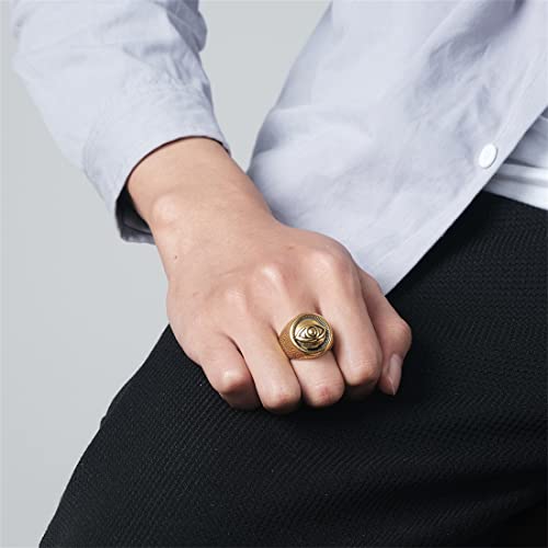 ASCHXUGX Vintage Teufelsauge Ring, Modische Ringe Aus Edelstahl Für Damen Und Herren,Silber,8 ASCHXUGX Vintage Teufelsauge Ring, Modische Ringe Aus Edelstahl Für Damen Und Herren,Silber,8 von ASCHXUGX