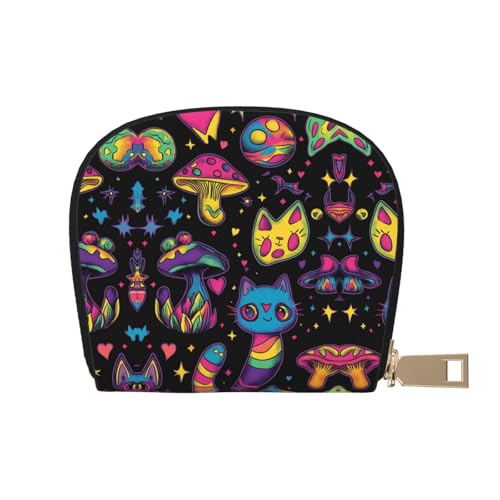 ASDJHFABKY Bohemia Karten-Set, Retro-Blumenmuster, Leder, Geldbörse, Autobesitzer, Lizenz- und Versicherungskartenhalter, 9 x 11 cm, A37, 9X11CM von ASDJHFABKY