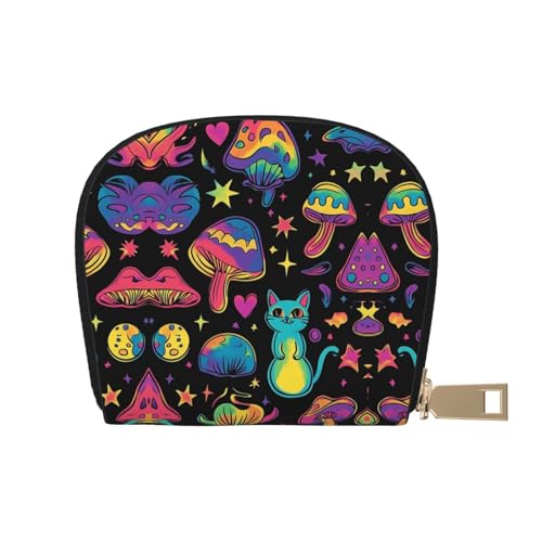 ASDJHFABKY Bohemia Karten-Set, Retro-Blumenmuster, Leder, Geldbörse, Autobesitzer, Lizenz- und Versicherungskartenhalter, 9 x 11 cm, A38, 9X11CM von ASDJHFABKY