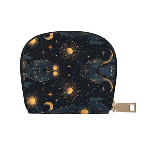 ASDJHFABKY Cosmic Cloud Card Pack Blau/Rot Weltraum Ledertasche Galaxie Glitzer Nebel Geldbörse Häufige Fahrer – Maut- und Gaskarten-Organizer, 9 x 11 cm, A28, 9X11CM von ASDJHFABKY