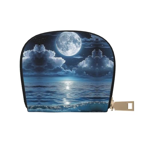 ASDJHFABKY Kartenpaket mit Blumenmuster in Vase, Naturlandschaft, Ledertasche, Blau-Weiß, Blumengeldbörse, Autobesitzer, Lizenz- und Versicherungskartenhalter, 9 x 11 cm, A15, 9X11CM von ASDJHFABKY