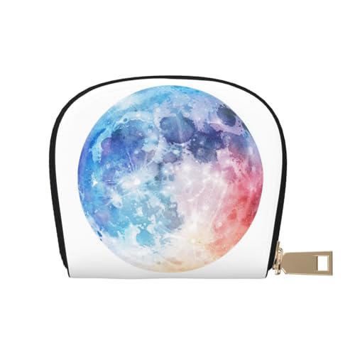 ASDJHFABKY Kartenpaket mit Blumenmuster in Vase, Naturlandschaft, Ledertasche, Blau-Weiß, Blumengeldbörse, Autobesitzer, Lizenz- und Versicherungskartenhalter, 9 x 11 cm, A21, 9X11CM von ASDJHFABKY